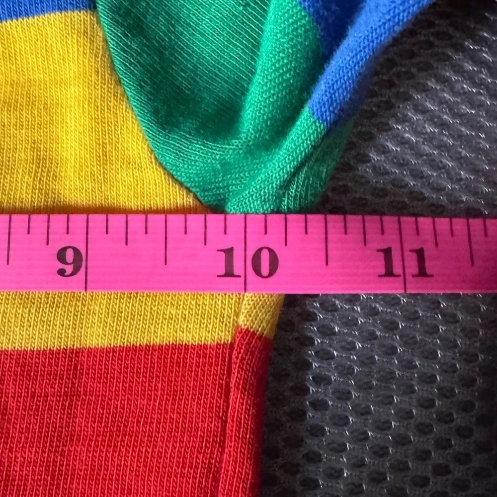 Vintage Oshkosh B’Gosh Colorblock Striped Long Sleeve Polo Shirt Size 4T